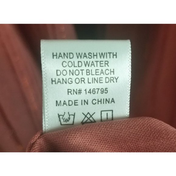 Arula Pink Chiffon Midi Dress, Sz C (3x) - Picture 7 of 10